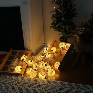 1970 Christmas Lights Glass Illuminated Lot of two boxes